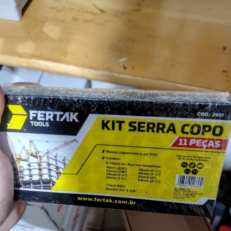 🛠️ Jogo Serra Copo para Madeira – Diversos Kits Disponíveis