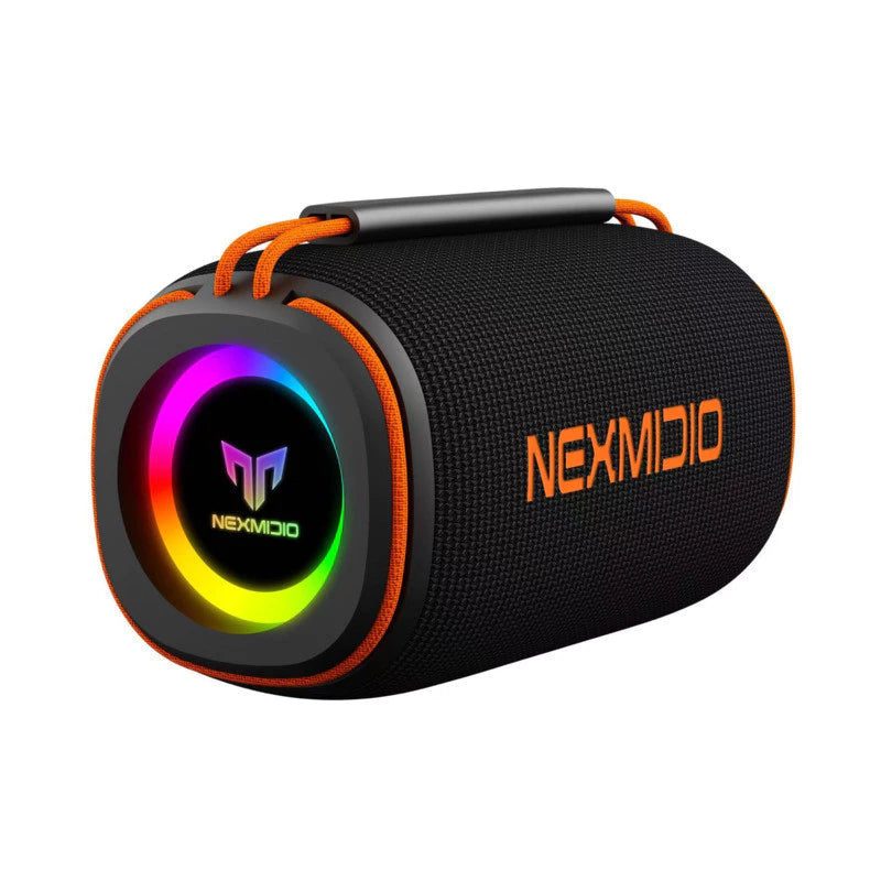 🎵 CAIXA DE SOM BLUETOOTH PORTÁTIL MD-B01 — SOM POTENTE + RGB + RESISTENTE À ÁGUA! 🔥